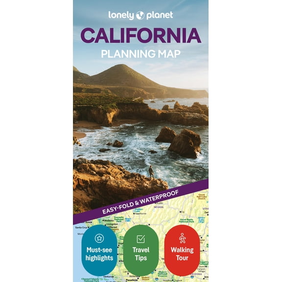 Map Lonely Planet California Planning Map, (Paperback)