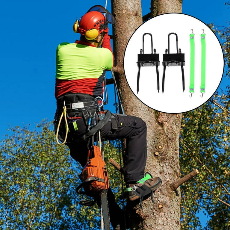Etereauty Carbon Steel Tree Climbing Tool Claw Style Non-Slip Pole Climbing  Spikes Shoes
