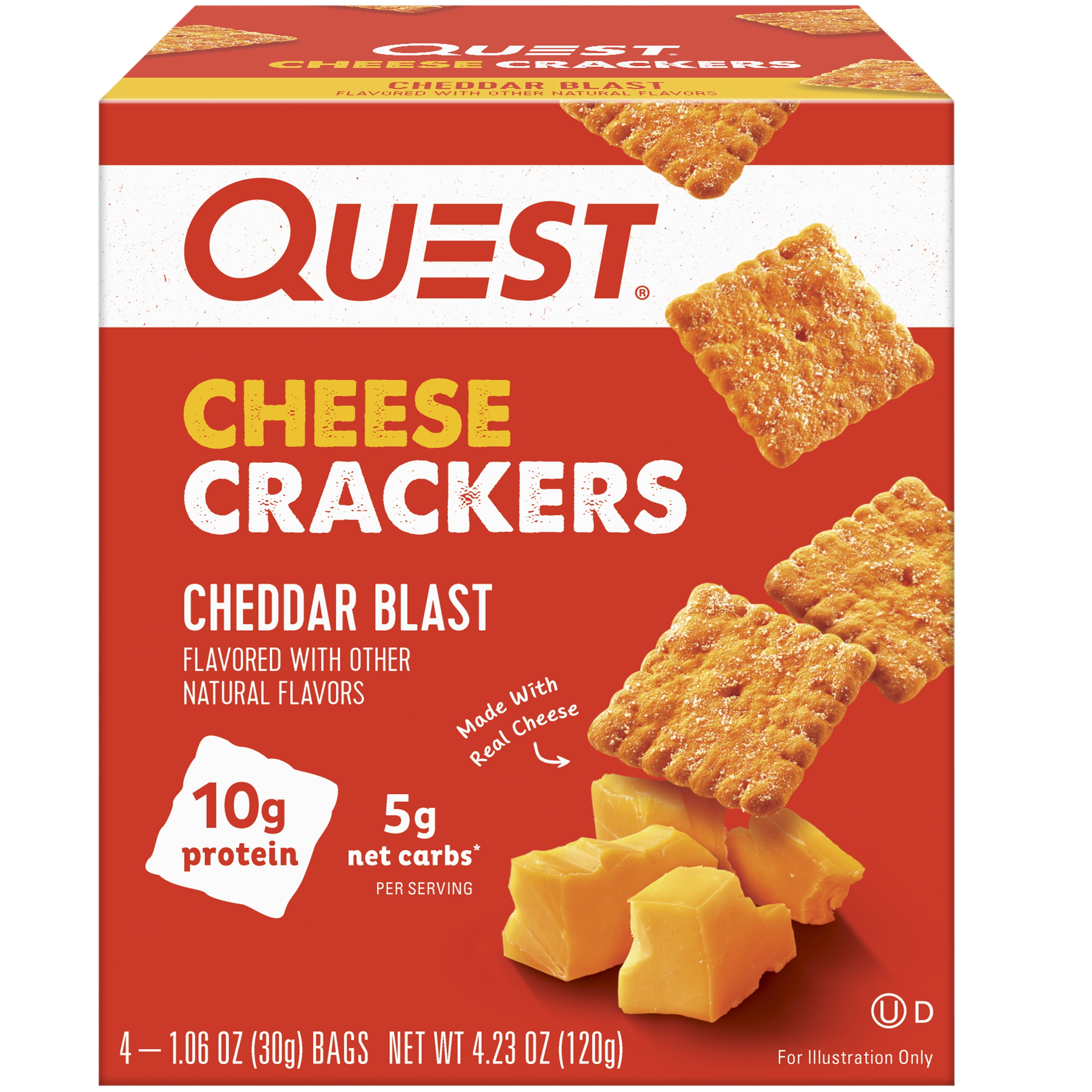 Cheese Crackers  Cheddar Blast (4 Bags)