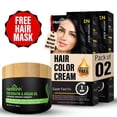 thumbnail image 2 of (4 pack) Herbishh Rapid Infusion Hair Color Cream – 1N Natural Black Hair Dye Permanent One Minute with Comb Applicator, Hair Color for Gray Hair Coverage, Ammonia-Free, Patented Korean Technology, 2.03 fl. O, 2 of 10
