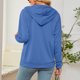 thumbnail image 4 of Sudadera para mujer Otoño Sudaderas Moda Solid Puttee Blusa de manga larga Casual Tops Sudaderas con capucha Tops Odeerbi  ODB-5, 4 of 6