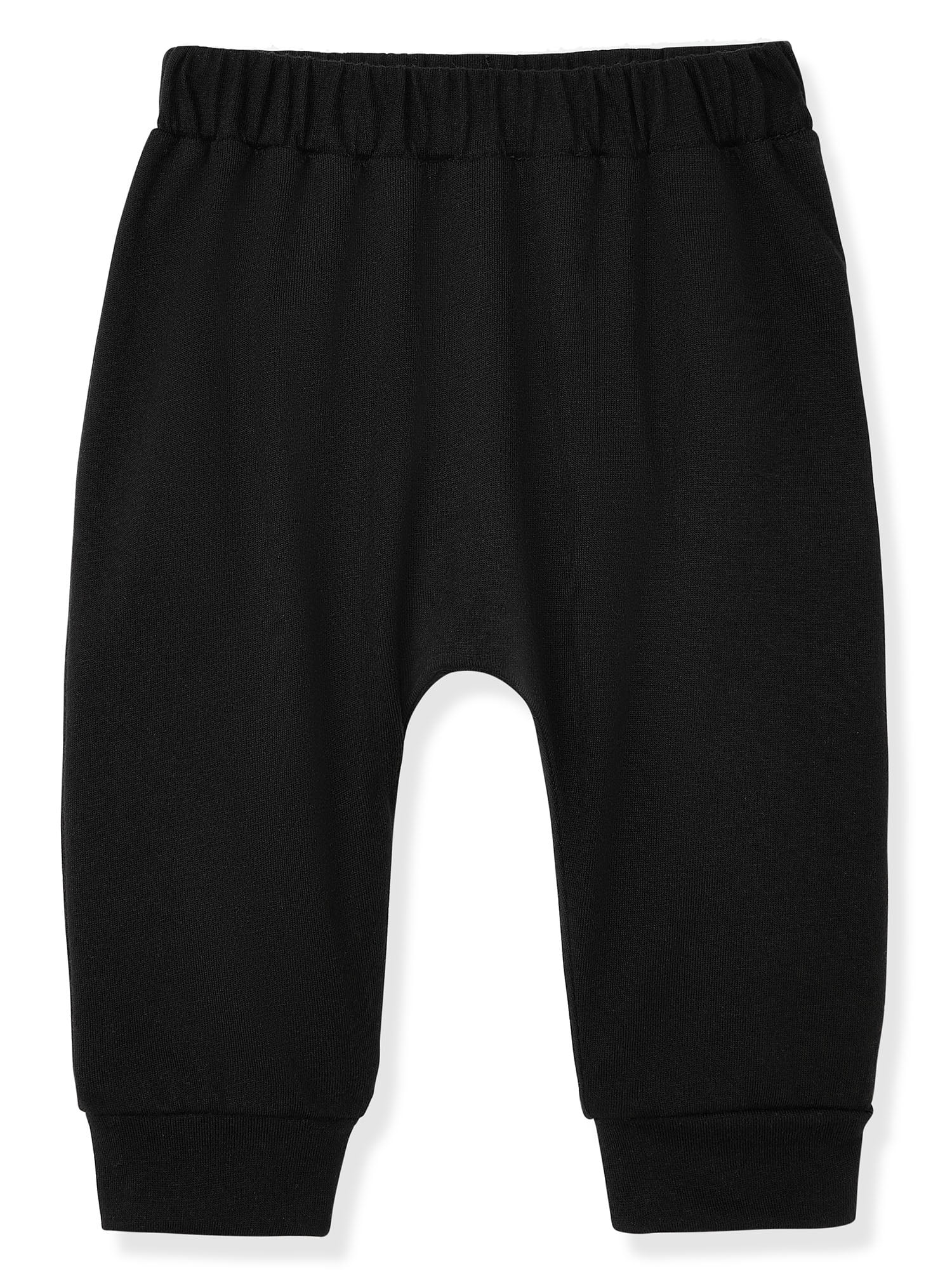 Garanimals Newborn & Baby Boy Cotton Pull-On Joggers, Solids & Prints, 4-Pack, Sizes 0 - 24M