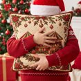 thumbnail image 3 of 2D Christmas Pillow Cover, Xmas Throw Pillow Case, Sofa Bedroom Home Holiday Decor, 17.71 in, 3 of 6