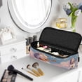 thumbnail image 5 of Hair Tool Organizer Bag with Heat Resistant Mat Removable Travel Storage Case for Hot Air Brushes Curling Irons Hedgehog Playing The Violin, 5 of 8