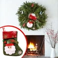 thumbnail image 2 of Xuniizn Christmas Stockings Bulk, Assorted Festive Xmas Stockings for Fireplace Mantel Decor, Traditional Holiday Ornaments, Christmas Decorations for Home, Cloth, 2 of 6