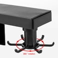 thumbnail image 4 of Kitchen Storage Rack Nail-free Rotating Shelf Wall Mounted Kitchenware Hanger Telescopic Hooks, 4 of 6
