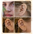 thumbnail image 6 of Beaded Nose Hoops for Women Men-316L Surgical Steel Hinged Nose Hoops 16G Clicker Septum Nose Ring Lip Helix Cartilage Hoop Earring Daith Rook Conch Body Piercing Jewelry 6MM 8MM 10MM12MM, 6 of 7