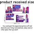 thumbnail image 2 of Cyberpunk Wall Sticker Colorful City Wall Decals Decorative Sticker Colorful City Wall Stickers Murals Cyberpunk DIY Murals Bar Man Cave Living Room W, 2 of 5