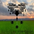 thumbnail image 3 of Handmadetneonsign Custom Metal Bat Wind Chime, Personalized Bat Garden Decor, Outdoor Tree Hanger, 3 of 5