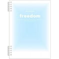 thumbnail image 1 of ZOUSSIQI Thickened Gradient Non Irritating Loose Leaf Notebook, Detachable Notebook-Clear Blue (B5/Horizontal Line) CA919-53916, 1 of 5