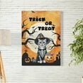thumbnail image 2 of Trick or Treat American Shorthair Needs Candy Happy Halloween Night Vertical Matte Canvas Poster Cat Lover Kitten Owner Gifts Wall Art Home Decor - 02020, 2 of 5