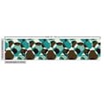 thumbnail image 3 of Retro Fabric by the Yard, Weathered Texture of Geometrical Composition with Moire and Intersecting Circles, Decorative Upholstery Fabric for Chairs & Home Accents, Multicolor by Ambesonne, 3 of 5