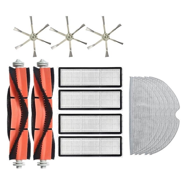 15 piezas para Xiaomi Mijia 2c cepillo principal cepillo lateral filtros paño de fregona