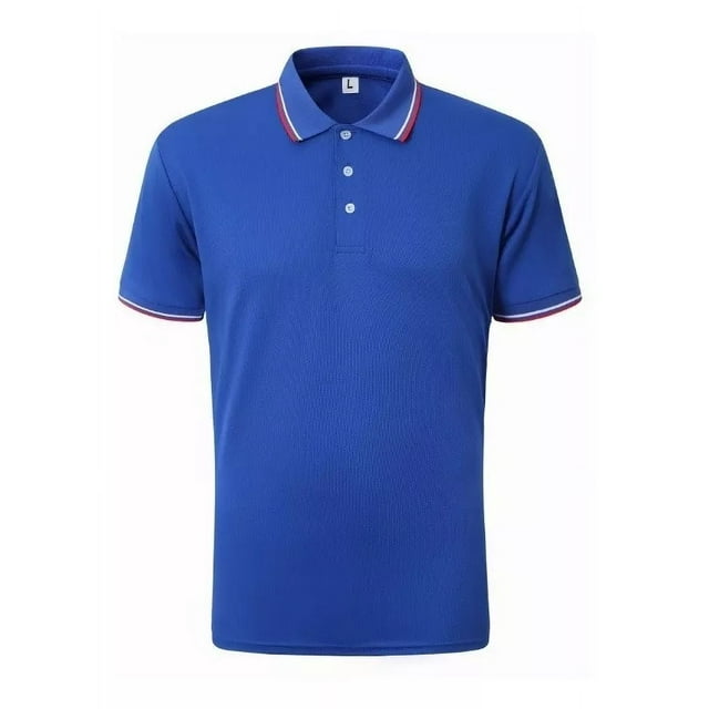 Polo De Manga Corta Casual Hombre, Ropa De Trabajo