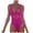 Purple, variant on Bride Swimsuits Womens Bathing Suits One Piece High Cut Bridal Monokini Swimwear Bridesmaid Team Backless Bikinis Beachwear