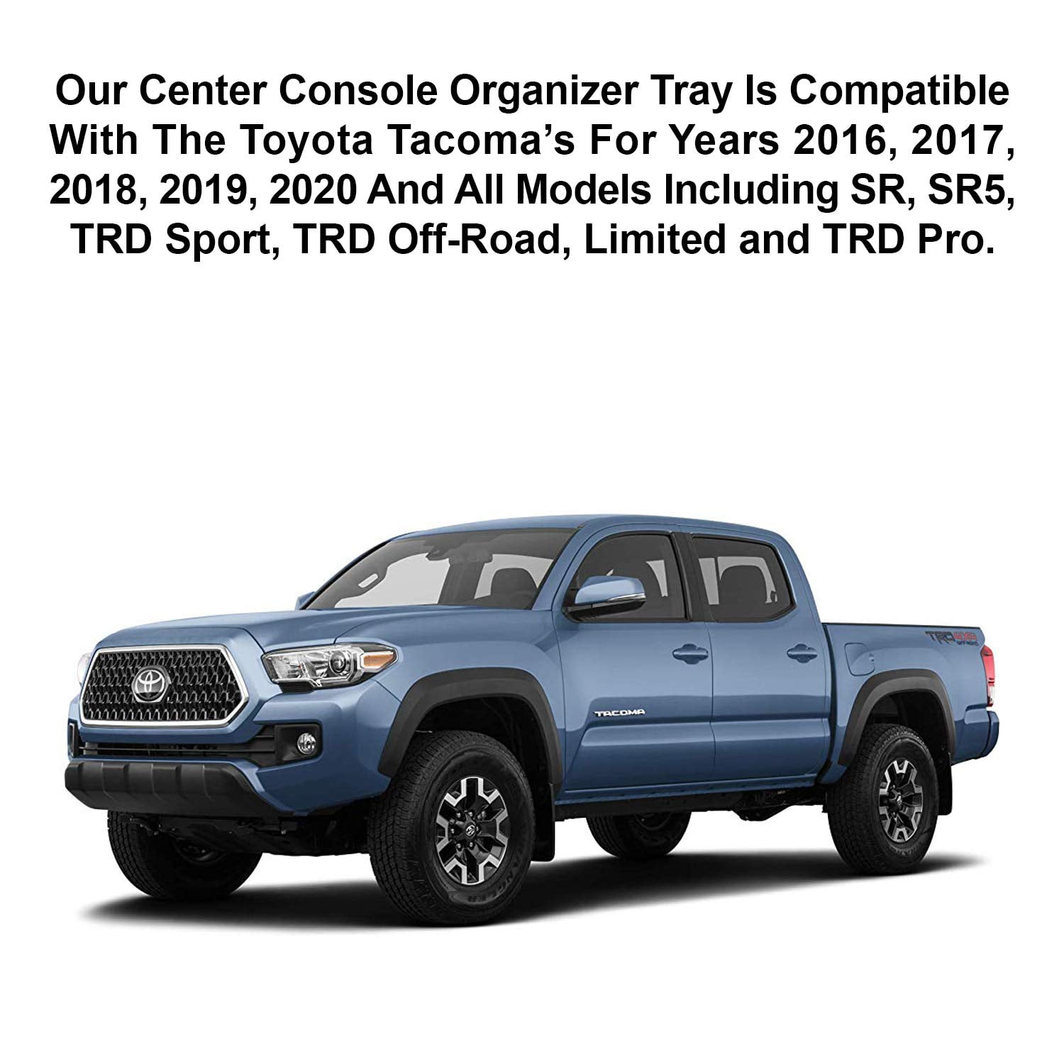Storage Box Center Console Organizer Armrest Tray For Toyota Tacoma 2016-2018