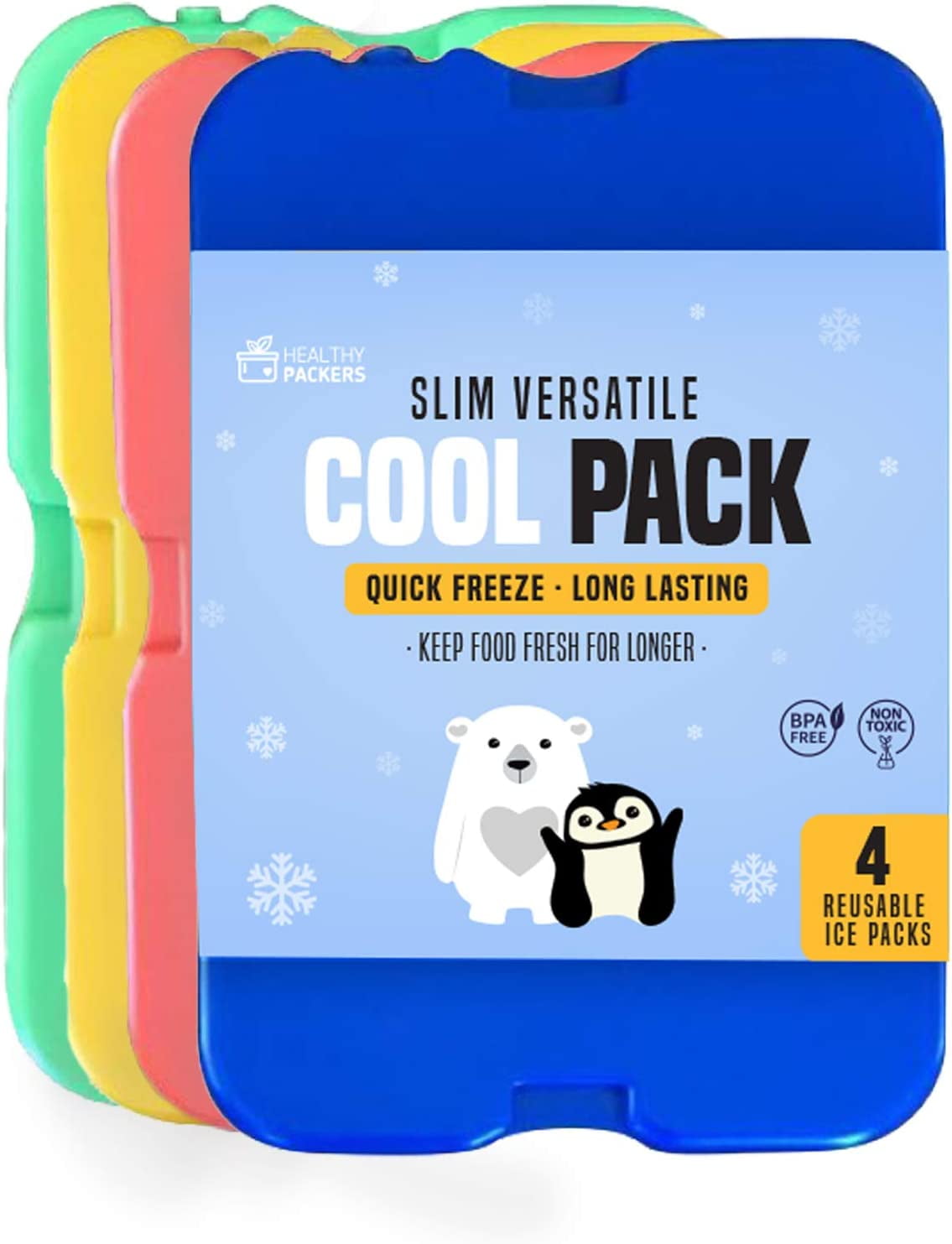 Reusable Long Lasting Freezer Ice Blocks Pack Cooler Bag Box Travel Picnic  (1)