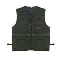 thumbnail image 4 of Men's Casual Lightweight Outdoor Vest Quick Dry Fishing Vest Multi Pockets Sleeveless Jackets Hiking Utility Vest, 4 of 4