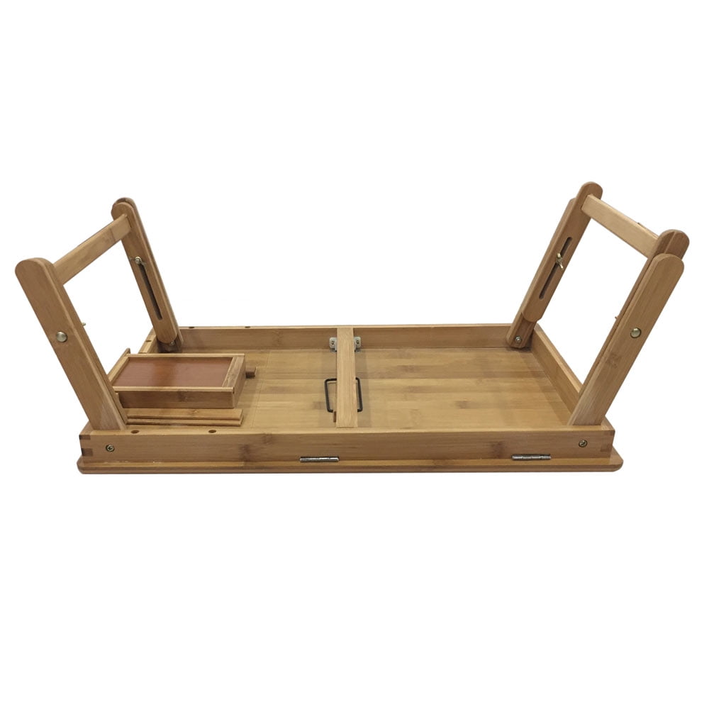 Ktaxon Bamboo Folding Laptop Table Lap Desk Bed Portable Qty