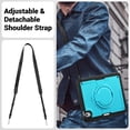 thumbnail image 6 of XYX Case for iPad Air 11 Inch M3 2025/M2 2024 (7th/6th Gen) with Rotating Stand, Shoulder Strap, 2in1 Shockproof Cover, Sky Blue, 6 of 7