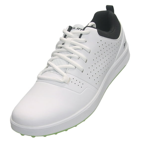Orlimar Men's Spikeless Golf Shoe, 9 Wide White