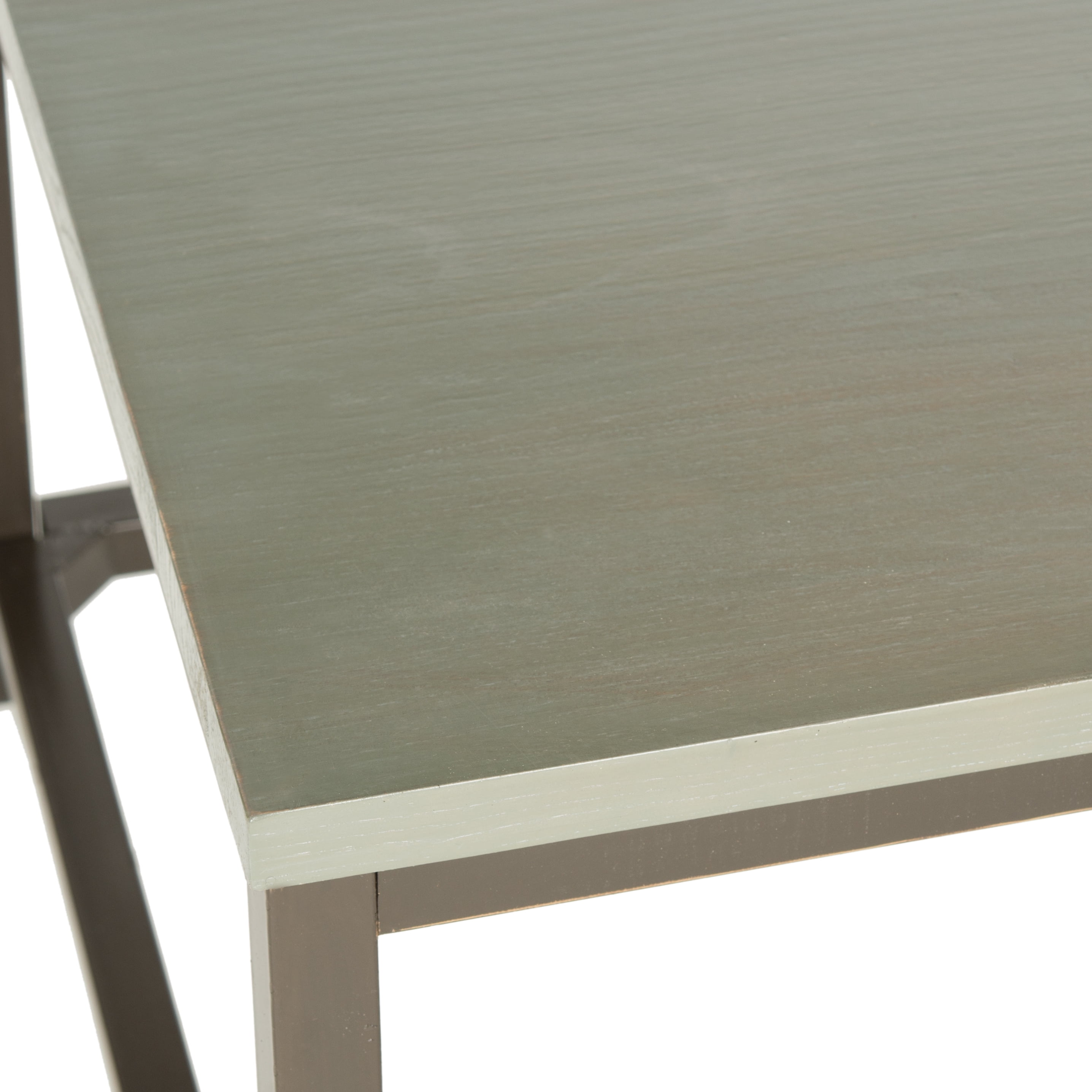 SAFAVIEH Alec Industrial Rustic Coffee Table, French Grey
