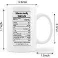 thumbnail image 5 of Siberian Husky Dog Facts Ceramic Mug-11oz Coffee Milk Tea Mug Cup, Funny Husky Dog Mug Cup Gifts For Dog Lovers Husky Mom Women Men Teen Girls Coworkers Gifts, 5 of 5