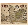 thumbnail image 2 of Dou 14x12 Black Ornate Wood Framed with Double Matting Museum Art Print Titled - Kennemerland West Friesland Netherlands - Dou 1682, 2 of 4