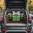 thumbnail image 2 of KUIFORTI Car Trunk Organizer for SUV Trunk Organizers and Storage St. Patricks Day Decor USA Flag Auto Accessories Interior Space-Saving Backseat Car Organizer with Adjustable Straps, Cute Dog Leaf, 2 of 6