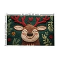 thumbnail image 3 of Area Rugs,Chirstmas Door Mat Merry Christmas Doormat Welcome Front Door Mat Xmas Rustic Non Doormat For Front Porch Entryway Indoor Outdoor Holiday Xmas Decor (60×90cm), 3 of 6