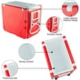 Multifunctional Cooler, Cooler with Wheels for Outdoot Picnic, 28L