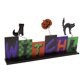 thumbnail image 4 of Mesa de Halloween Calabaza Calavera Decoración de madera Fiesta de Halloween Centros de mesa Decorac Abanopi 2, 4 of 7