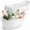 White, variant on 6 Pack 6l Ice Bucket for Parties, Plastic Beverage Tub with Handles, Portable Ice Drink Bucket for Wine, Champagne, Beer, Cocktail, Large Drink Chiller for Wedding, Bar, Picnic, Pool(Gold)