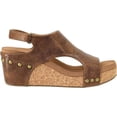 thumbnail image 3 of Corkys Women's Carley Wedge Sandal - Saddle Stitch 10, 3 of 5