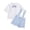 BU1#F, variant on JCCXIN Boys Outfit Sets Toddler Suspenders Romper With Lapel Short Sleeve Shirt Comfortable Solid Color Overalls Daily Relaxed Fit Clothes Sets