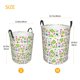 thumbnail image 3 of Balery Happy Easter Cesta de ropa redonda con asas, impermeable, independiente, para ropa, juguetes, dormitorio y familia-Small, 3 of 6