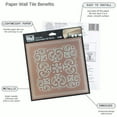 thumbnail image 2 of Paquete De 24 Baldosas De Papel De 8 X 8" Para Protector Contra Salpicaduras De Cocina. Pelar Y Pegar Papel Y Azulejos Metálicos. Placa Para Salpicaduras Para Inquilinos En Placa Para Salpicaduras De, 2 of 5