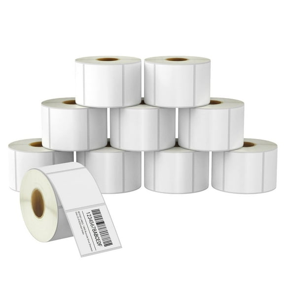 2.25" x 2" (57 mm x 51 mm) UPC Barcode & Address Labels Compatible with Zebra & Rollo Label Printer,Premium Adhesive & Perforated [10 Rolls, 7000 Labels]