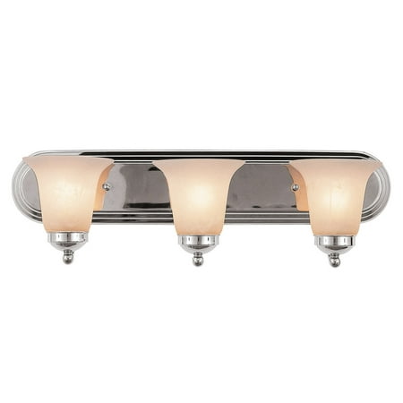 

Bathroom Vanity 3 Light Fixture With Polished Chrome Finish Metal Medium 24 300 Watts