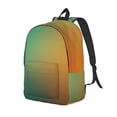 thumbnail image 1 of Fotbe Orange To Teal Gradient Mochila de Lona con Estampado, Mochila Duradera, Mochila Versátil de Alta Calidad, Mochila Compacta Vintage-Medium, 1 of 5
