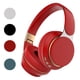 thumbnail image 4 of Tholdsy Auriculares Auriculares compatibles con Bluetooth con micrófono Tarjeta de soporte de control de botón de música de viaje portátil Cables de audio/vídeo rojo, 4 of 6