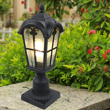 Outdoor Lamp Post Pole Light Walk Way Light Yard Garden Patio Lantern Lamp
