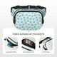 thumbnail image 5 of Balery Sea Turtle Mochila Cinturón para Mujeres y Hombres, Bolsa de Cintura Impermeable de Doble Capa con Correa, 5 of 8