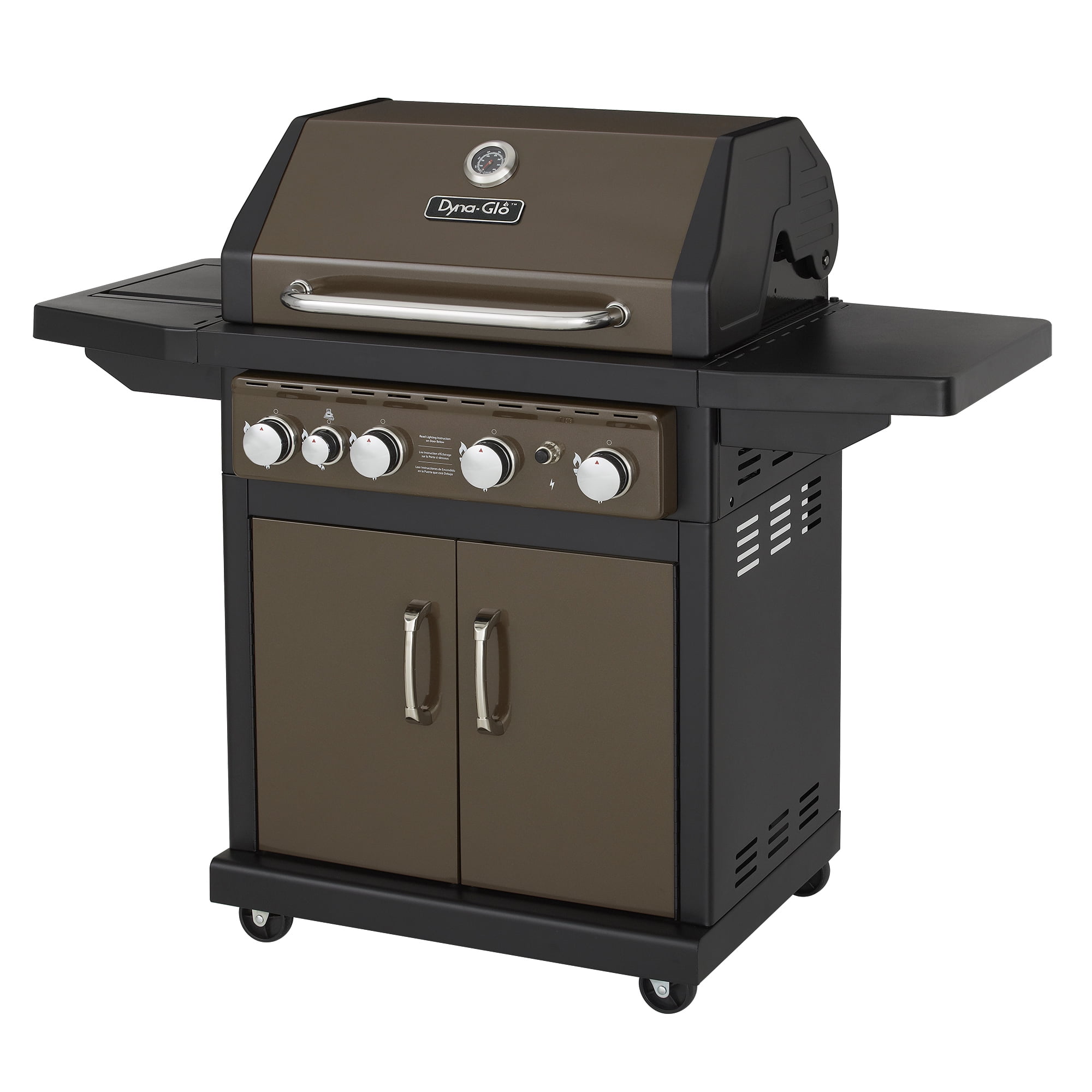 Dyna-Glo DGA480BSP 4 Burner Bronze LP Gas Grill by GHP Group, Inc.