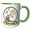 Green/White, variant on 3drose, Funny Worlds Greatest Grumpy Gramps Cartoon, 11oz Mug