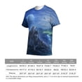 thumbnail image 5 of LAOLIUSN Mens 3D Graphic Tees All Over Print Wolf Shirt Novelty Streetwear Animal T-Shirt, S-4XL, 5 of 6