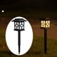 thumbnail image 3 of Lámpara de exterior Irfora 4 Uds luces solares iluminación de paisaje al aire libre lámpara de césped luz solar para camino jardín patio decoración de patio Irfora Lámpara de exterior, 3 of 7