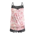 thumbnail image 5 of Rciityk Valentines Day Pajamas Women Short Sets - Cami Pajama Sets for Women 2 Piece - Casual Straps Top and Shorts Pjs Sets Nightwear Loungewear, 5 of 5