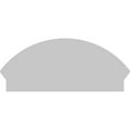 thumbnail image 5 of Ekena Millwork 34"W x 15-3/8"H x 2-3/4"P Segment Arch 3 Spoke Architectural Grade PVC Combination Pediment, 5 of 7
