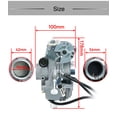 thumbnail image 2 of Motorcycle Mikuni TM36-68 36mm Carburetor Flatslide Pumper Carb 250cc 500cc, 2 of 5